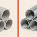 تفاوت لوله PVC و فلزی | مقایسه مزایا و کاربردها