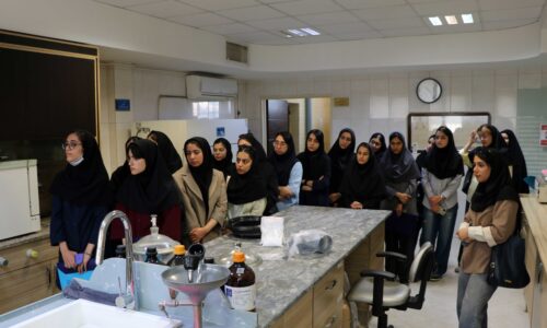 بازدید دانشجویان مهندسی صنایع دانشگاه یزد از شرکت یزدپولیکا